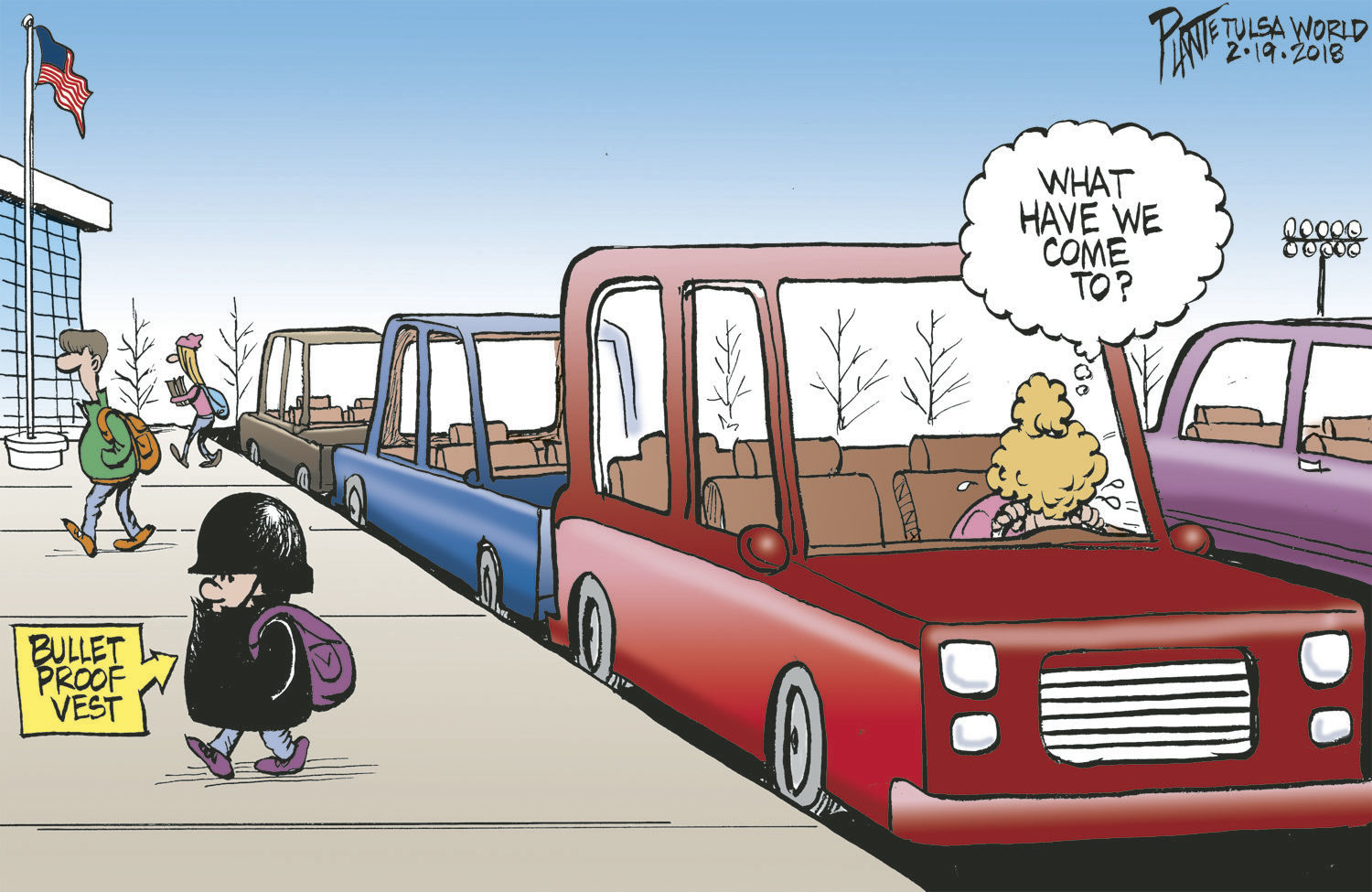 Bruce Plante Cartoon: School daze